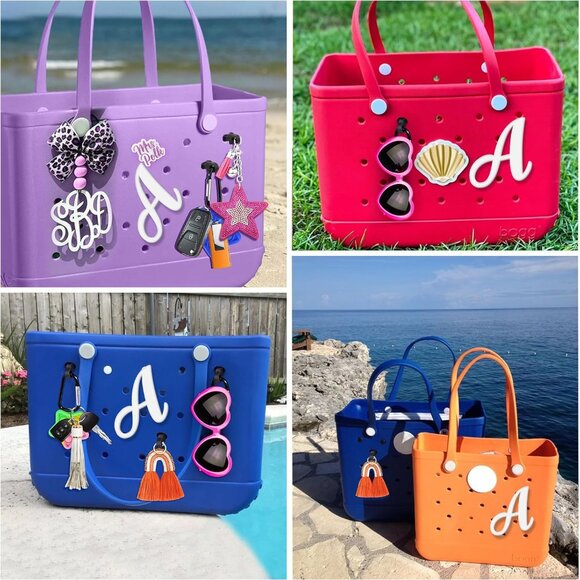 Letter Charms for Bogg Bag,Alphabet Lettering Accessories Charms Compatible with - Picture 6 of 7